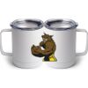 10 oz. White Stainless Steel Coffee Mug Thumbnail