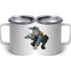 10 oz. White Stainless Steel Coffee Mug Thumbnail