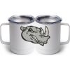 10 oz. White Stainless Steel Coffee Mug Thumbnail