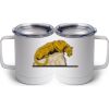 10 oz. White Stainless Steel Coffee Mug Thumbnail