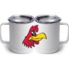 10 oz. White Stainless Steel Coffee Mug Thumbnail