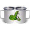 10 oz. White Stainless Steel Coffee Mug Thumbnail