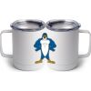 10 oz. White Stainless Steel Coffee Mug Thumbnail