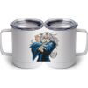 10 oz. White Stainless Steel Coffee Mug Thumbnail