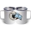 10 oz. White Stainless Steel Coffee Mug Thumbnail
