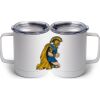 10 oz. White Stainless Steel Coffee Mug Thumbnail