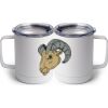 10 oz. White Stainless Steel Coffee Mug Thumbnail