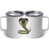 10 oz. White Stainless Steel Coffee Mug Thumbnail