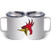 10 oz. White Stainless Steel Coffee Mug Thumbnail