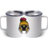 10 oz. White Stainless Steel Coffee Mug Thumbnail