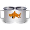 10 oz. White Stainless Steel Coffee Mug Thumbnail
