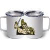 10 oz. White Stainless Steel Coffee Mug Thumbnail