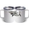 10 oz. White Stainless Steel Coffee Mug Thumbnail
