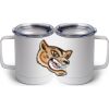 10 oz. White Stainless Steel Coffee Mug Thumbnail