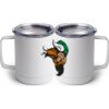 10 oz. White Stainless Steel Coffee Mug Thumbnail