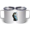 10 oz. White Stainless Steel Coffee Mug Thumbnail