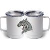 10 oz. White Stainless Steel Coffee Mug Thumbnail