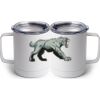 10 oz. White Stainless Steel Coffee Mug Thumbnail