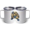 10 oz. White Stainless Steel Coffee Mug Thumbnail
