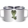 10 oz. White Stainless Steel Coffee Mug Thumbnail