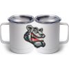 10 oz. White Stainless Steel Coffee Mug Thumbnail