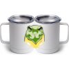 10 oz. White Stainless Steel Coffee Mug Thumbnail