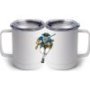 10 oz. White Stainless Steel Coffee Mug Thumbnail