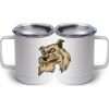 10 oz. White Stainless Steel Coffee Mug Thumbnail