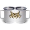 10 oz. White Stainless Steel Coffee Mug Thumbnail