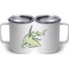 10 oz. White Stainless Steel Coffee Mug Thumbnail