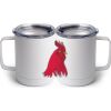 10 oz. White Stainless Steel Coffee Mug Thumbnail