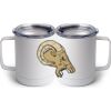 10 oz. White Stainless Steel Coffee Mug Thumbnail