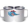 10 oz. White Stainless Steel Coffee Mug Thumbnail