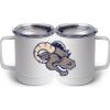 10 oz. White Stainless Steel Coffee Mug Thumbnail