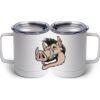 10 oz. White Stainless Steel Coffee Mug Thumbnail