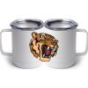 10 oz. White Stainless Steel Coffee Mug Thumbnail