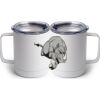 10 oz. White Stainless Steel Coffee Mug Thumbnail