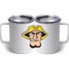 10 oz. White Stainless Steel Coffee Mug Thumbnail