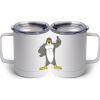 10 oz. White Stainless Steel Coffee Mug Thumbnail