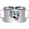 10 oz. White Stainless Steel Coffee Mug Thumbnail