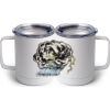 10 oz. White Stainless Steel Coffee Mug Thumbnail