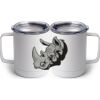 10 oz. White Stainless Steel Coffee Mug Thumbnail