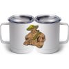 10 oz. White Stainless Steel Coffee Mug Thumbnail