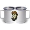 10 oz. White Stainless Steel Coffee Mug Thumbnail