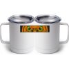 10 oz. White Stainless Steel Coffee Mug Thumbnail