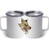 10 oz. White Stainless Steel Coffee Mug Thumbnail