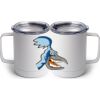 10 oz. White Stainless Steel Coffee Mug Thumbnail