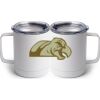 10 oz. White Stainless Steel Coffee Mug Thumbnail