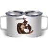 10 oz. White Stainless Steel Coffee Mug Thumbnail