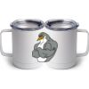 10 oz. White Stainless Steel Coffee Mug Thumbnail